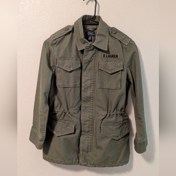 Polo Ralph Lauren Other - Polo by Ralph Lauren Olive Girls Military Style Field Jacket